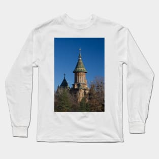 Mitropolitan Cathedral, Timisoara, Romania Long Sleeve T-Shirt